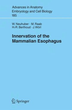 Innervation of the Mammalian Esophagus (eBook, PDF) - Neuhuber, Winfried; Raab, M.; Berthoud, Hans-Rudolf; Wörl, Jürgen