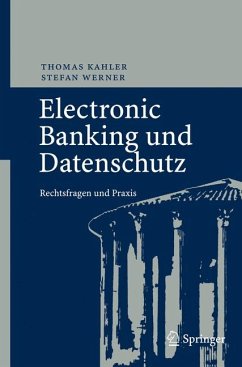 Electronic Banking und Datenschutz (eBook, PDF) - Kahler, Thomas; Werner, Stefan