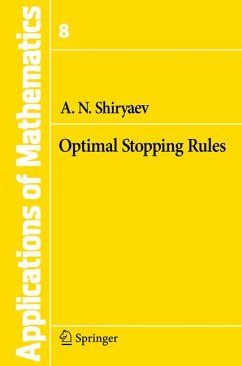 Optimal Stopping Rules (eBook, PDF) - Shiryaev, Albert N.