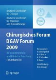 Chirurgisches Forum und DGAV 2009 (eBook, PDF)