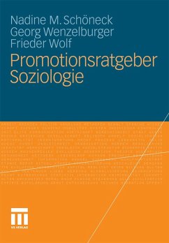 Cover Promotionsratgeber Soziologie (eBook, PDF)