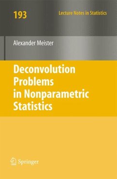 Deconvolution Problems in Nonparametric Statistics (eBook, PDF) - Meister, Alexander