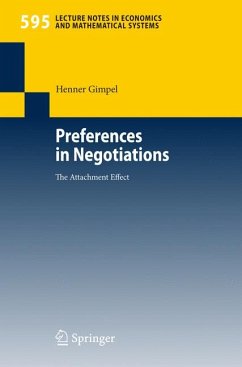 Preferences in Negotiations (eBook, PDF) - Gimpel, Henner