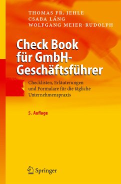 Check Book für GmbH-Geschäftsführer (eBook, PDF) - Jehle, Thomas F.; Láng, Csaba; Meier-Rudolph, Wolfgang