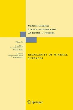 Regularity of Minimal Surfaces (eBook, PDF) - Dierkes, Ulrich; Hildebrandt, Stefan; Tromba, Anthony