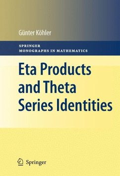 Eta Products and Theta Series Identities (eBook, PDF) - Köhler, Günter