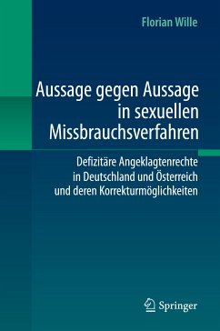 Aussage gegen Aussage in sexuellen Missbrauchsverfahren (eBook, PDF) - Wille, Florian