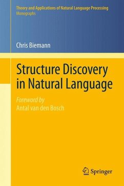 Structure Discovery in Natural Language (eBook, PDF) - Biemann, Chris