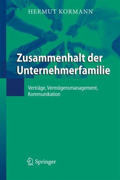 Zusammenhalt der Unternehmerfamilie (eBook, PDF) - Kormann, Hermut