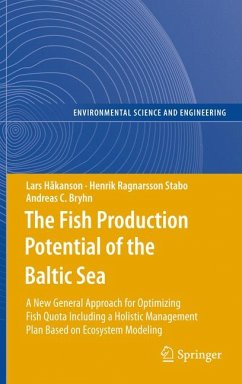 The Fish Production Potential of the Baltic Sea (eBook, PDF) - Håkanson, Lars; Ragnarsson Stabo, Henrik; Bryhn, Andreas C.