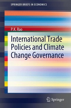 International Trade Policies and Climate Change Governance (eBook, PDF) - Rao, P.K.