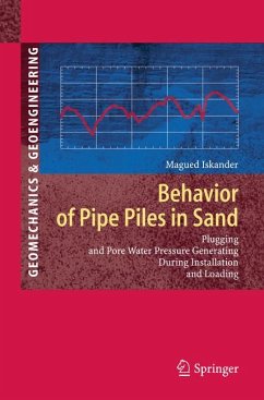 Behavior of Pipe Piles in Sand (eBook, PDF) - Iskander, Magued