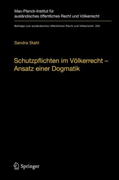 Schutzpflichten im Völkerrecht – Ansatz einer Dogmatik (eBook, PDF) - Stahl, Sandra