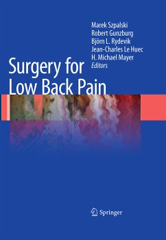 Surgery for Low Back Pain (eBook, PDF)