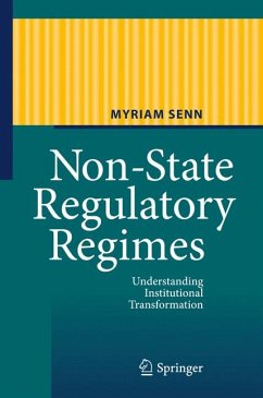 Non-State Regulatory Regimes (eBook, PDF) - Senn, Myriam