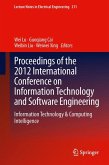 Proceedings of the 2012 International Conference on Information Technology and Software Engineering (eBook, PDF)