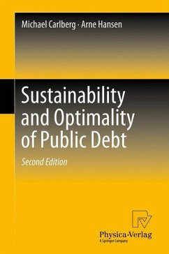 Sustainability and Optimality of Public Debt (eBook, PDF) - Carlberg, Michael; Hansen, Arne