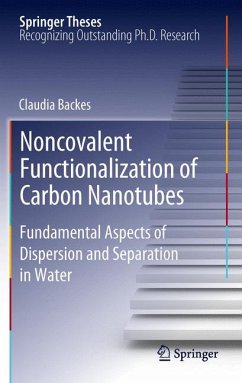 Noncovalent Functionalization of Carbon Nanotubes (eBook, PDF) - Backes, Claudia
