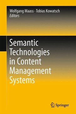 Semantic Technologies in Content Management Systems (eBook, PDF)