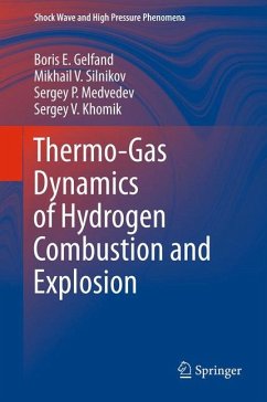 Thermo-Gas Dynamics of Hydrogen Combustion and Explosion (eBook, PDF) - Gelfand, Boris E.; Silnikov, Mikhail V.; Medvedev, Sergey P.; Khomik, Sergey V.