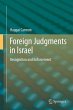Foreign Judgments in Israel (eBook, PDF) - Bild 1