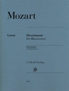 Divertimenti für Bläsersextett - Wolfgang Amadeus Mozart - Divertimenti für 2 Oboen, 2 Hörner und 2 Fagotte