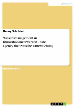 Wissensmanagement in Innovationsnetzwerken - eine agency-theoretische Untersuchung (eBook, PDF)