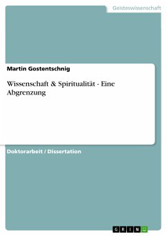 Wissenschaft & Spiritualität - Eine Abgrenzung (eBook, PDF)