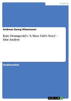 Kate Drumgoold's "A Slave Girl's Story" - Eine Analyse (eBook, ePUB)