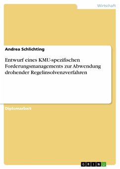 Entwurf eines KMU-spezifischen Forderungsmanagements zur Abwendung drohender Regelinsolvenzverfahren (eBook, PDF) - Schlichting, Andrea