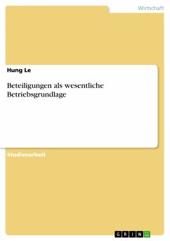 Beteiligungen als wesentliche Betriebsgrundlage (eBook, PDF) - Le, Hung
