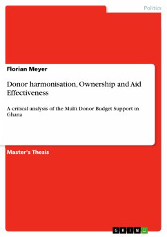 Donor harmonisation, Ownership and Aid Effectiveness (eBook, PDF)