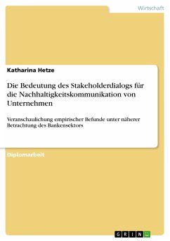 Die Bedeutung des Stakeholderdialogs für die Nachhaltigkeitskommunikation von Unternehmen (eBook, PDF) - Hetze, Katharina
