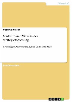 Market Based View in der Strategieforschung (eBook, ePUB) - Keller, Verena
