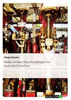 Make-or-Buy-Entscheidungen in Industriebetrieben (eBook, ePUB) - Oexler, Tanja