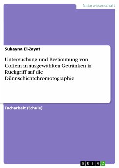 Untersuchung und Bestimmung von Coffein in ausgewählten Getränken in Rückgriff auf die Dünnschichtchromotographie (eBook, PDF)