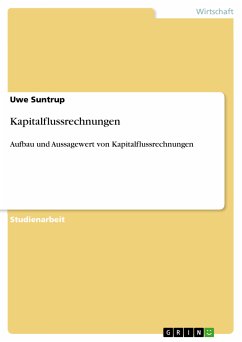 Kapitalflussrechnungen (eBook, PDF) - Suntrup, Uwe