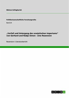 „Verfall und Untergang des sowjetischen Imperiums&quote; von Gerhard und Nadja Simon - eine Rezension (eBook, PDF)