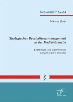 Strategisches Beschaffungsmanagement in der Medizinbranche: Ergebnisse und Erkenntnisse anhand einer Fallstudie - Boer, Marcus