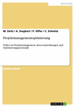 Projektmanagementoptimierung (eBook, PDF) - Zeitz, M.; Sieghart, A.; Offer, P.; Schmitz, C.