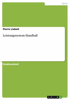 Leistungssystem Handball (eBook, PDF)