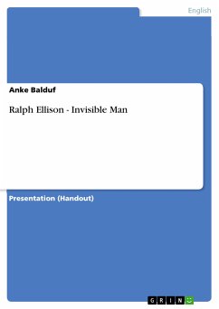 Ralph Ellison - Invisible Man (eBook, PDF) - Balduf, Anke