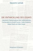 Die Entwicklung des Essays