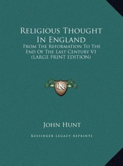 Cover Religious Thought In England