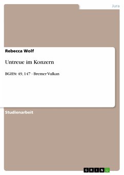 Untreue im Konzern (eBook, PDF)