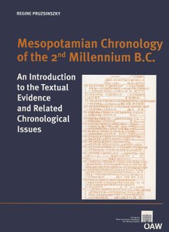 Mesopotamian Chronology of the 2nd Millenium B.C. (eBook, PDF) - Pruzsinsky, Regine