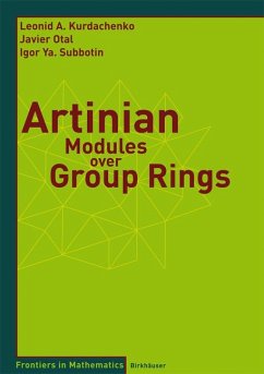 Artinian Modules over Group Rings (eBook, PDF) - Kurdachenko, Leonid; Otal, Javier; Subbotin, Igor Ya