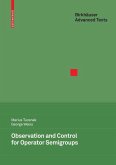 Observation and Control for Operator Semigroups (eBook, PDF)