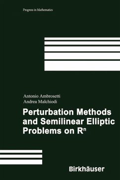 Perturbation Methods and Semilinear Elliptic Problems on R^n (eBook, PDF) - Ambrosetti, Antonio; Malchiodi, Andrea