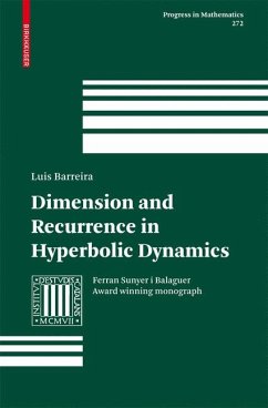 Dimension and Recurrence in Hyperbolic Dynamics (eBook, PDF) - Barreira, Luis
